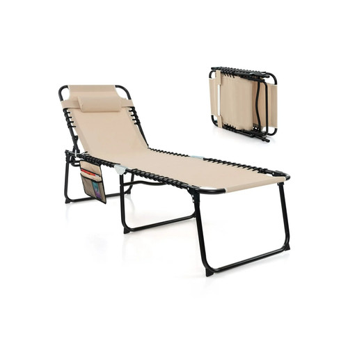Patio folding chaise lounge - patio,