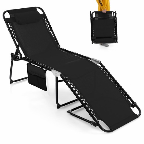 Patio folding chaise lounge - patio,