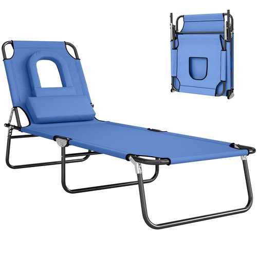 Outsunny folding sun lounger - outsunny,