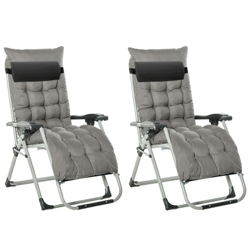Outsunny set reclining - set, of