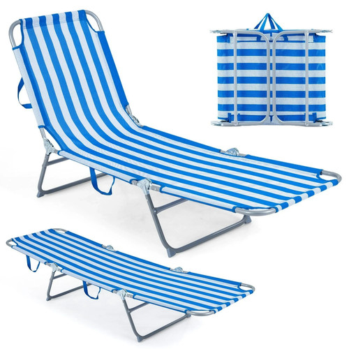 Foldable sun lounger recliner - foldable,