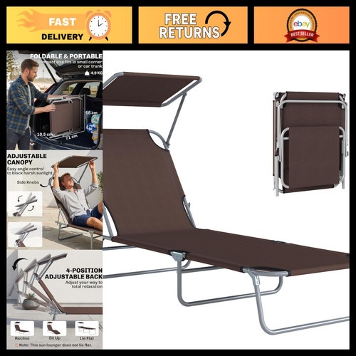 Portable folding sun lounger - portable,