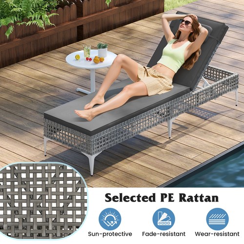 Gear rattan sun - rattan, lounger