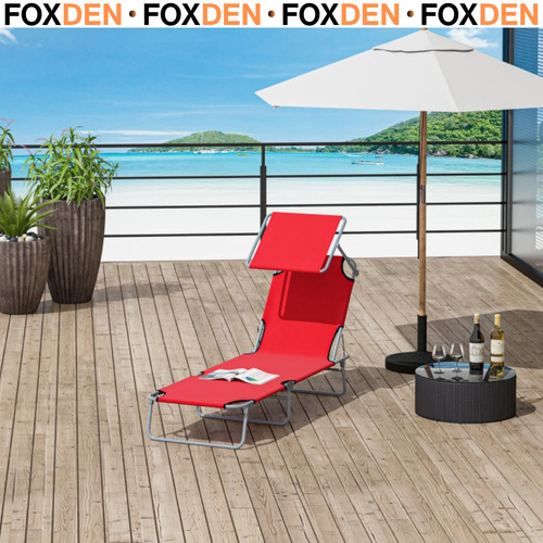 Folding sun lounger lounge - folding,