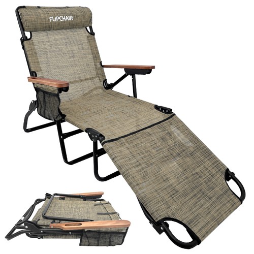 Flip face down tanning chaise - face,