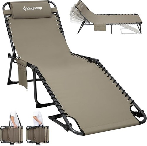 Kingcamp sun lounger with - lounger,