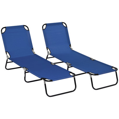 Outsunny folding sun loungers - outsunny,