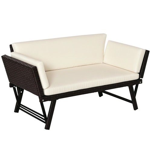 Outsunny 1rattan folding - outsunny, 2