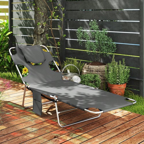 Outsunny dark grey folding - outsunny,