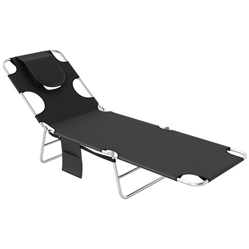 Outsunny foldable sun lounger - sun,