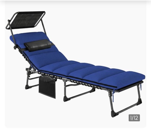 Folding sun lounger with - folding,
