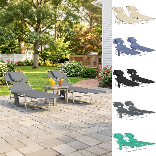 Sun lounger with reading - sun,
