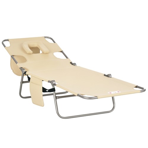 Outsunny sun lounger - outsunny, with