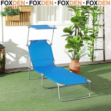 Sun Lounger, with Adjustable