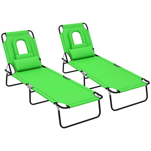 Set green folding sun - green,