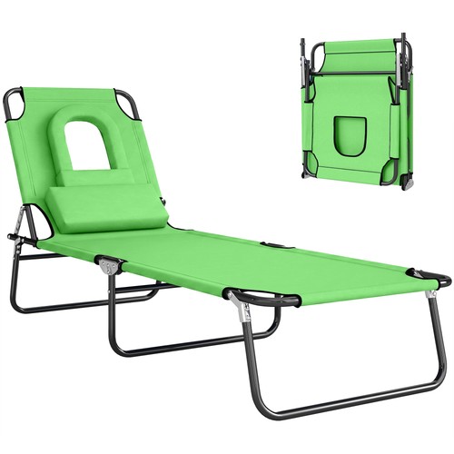 Outsunny folding sun lounger - outsunny,