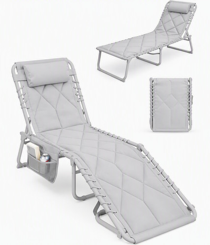 Folding sun lounger level - lounger, 5-level