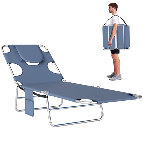 Outsunny sun lounger with - lounger,