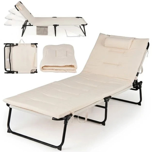 Costway foldable beach sun - foldable,
