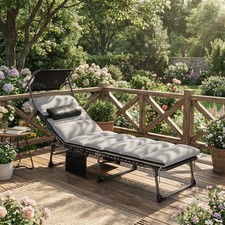Folding Sun Lounger with