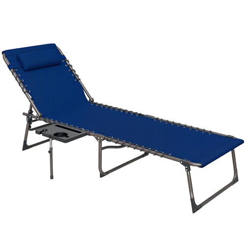 Adjustable folding sun lounger - folding,