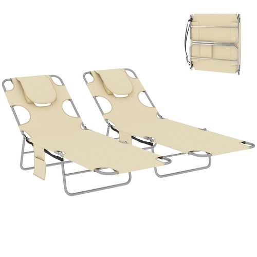 Outsunny sun loungers with - loungers,