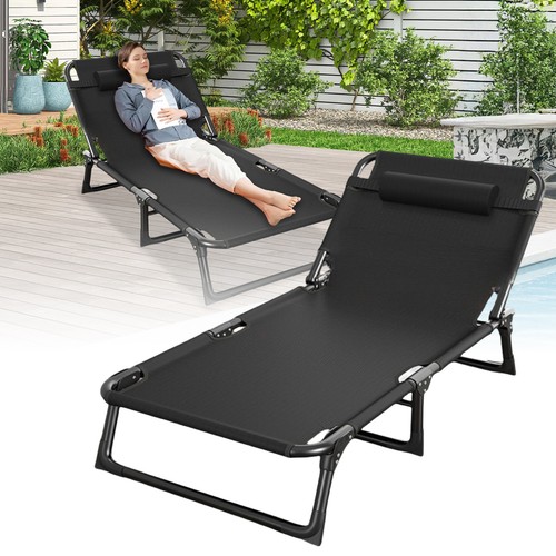 Foldable sun lounger recliner - foldable,
