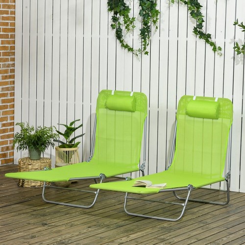 Outdoor foldable sun loungers - foldable,